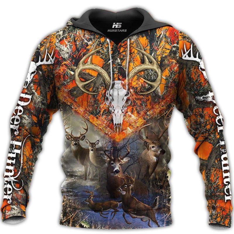 Deer Hunting 3D All Over Printed Hoodie KT251101