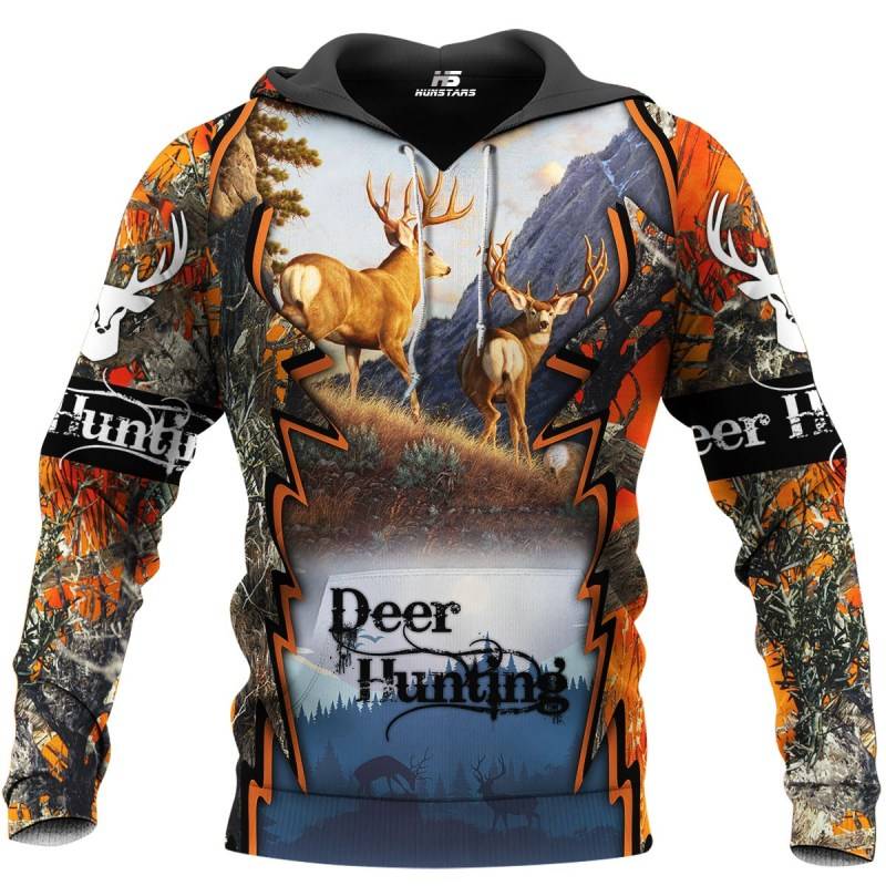 Deer Hunting All Over Printed Hoodie HN251111