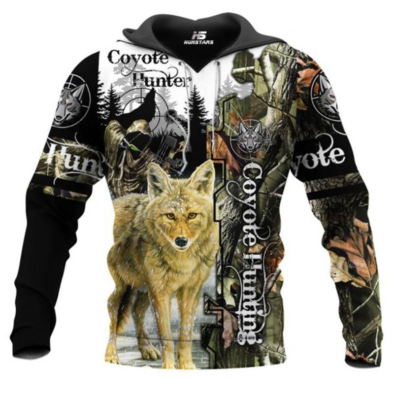 Coyote Hunting 3D All Over Printed Hoodie BT271149