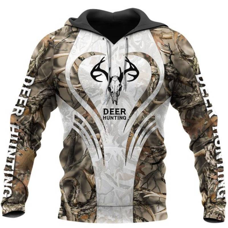 Deer Hunting All Over Printed Hoodie BT281149