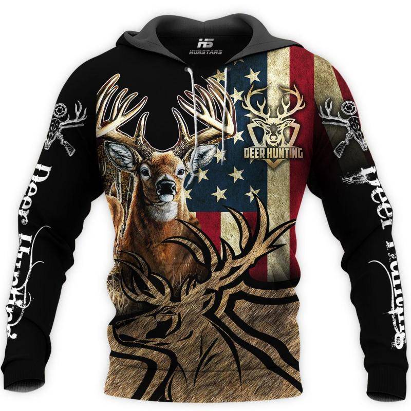 Deer Hunting 3D All Over Printed Hoodie X301113