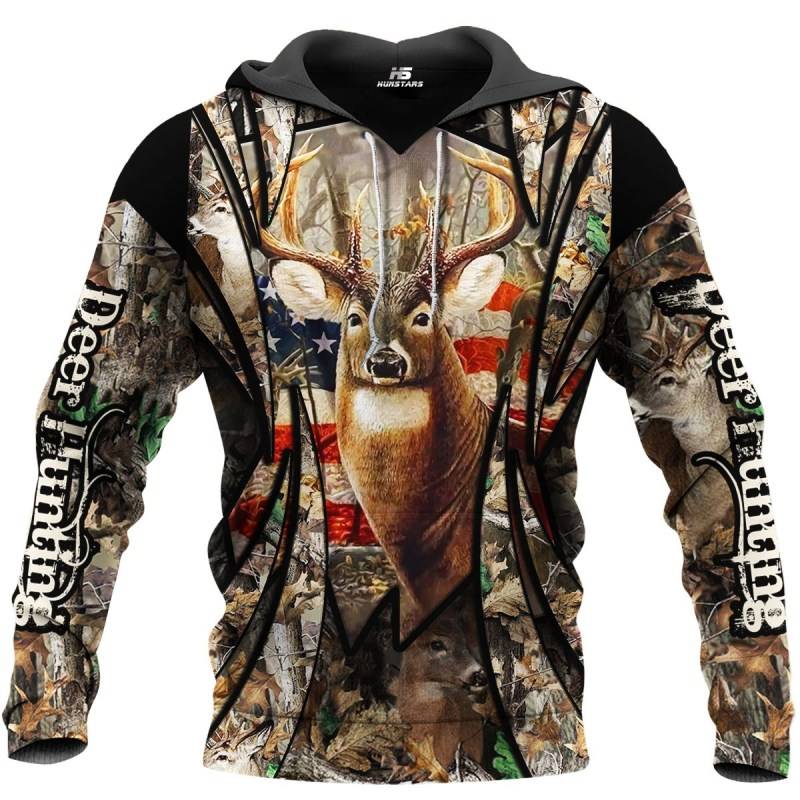 Deer Hunting 3D All Over Printed Hoodie BT021292