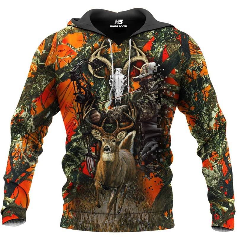 Deer Hunting 3D All Over Printed Hoodie BT031202