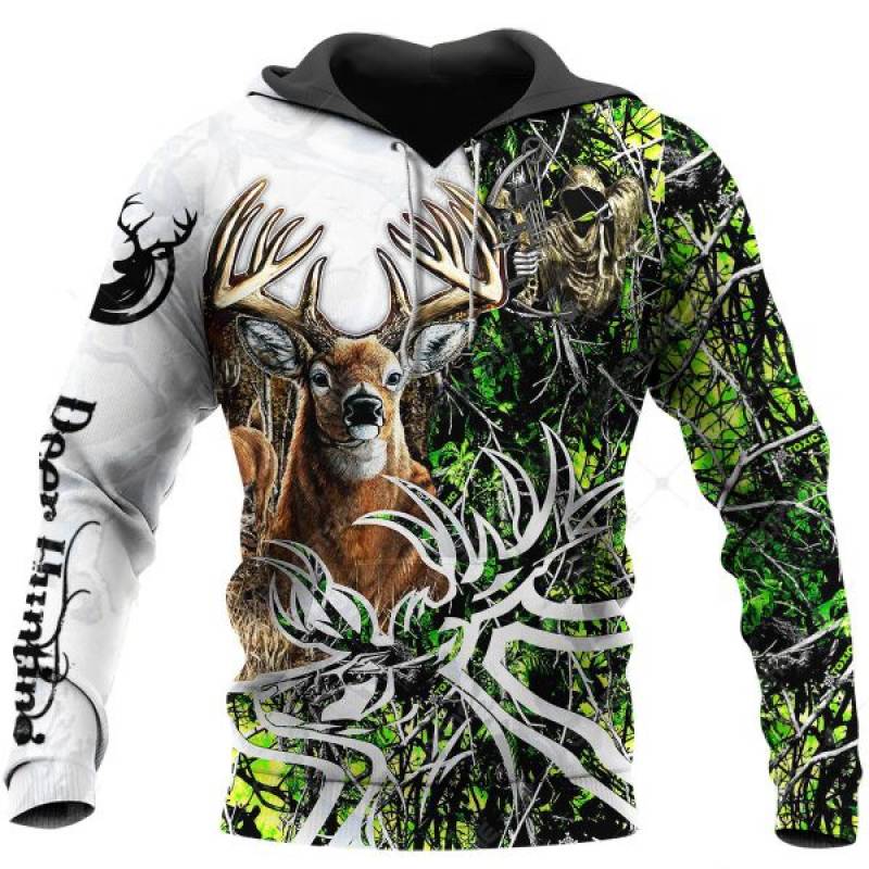 Deer Hunting 3D All Over Printed Hoodie BT041282