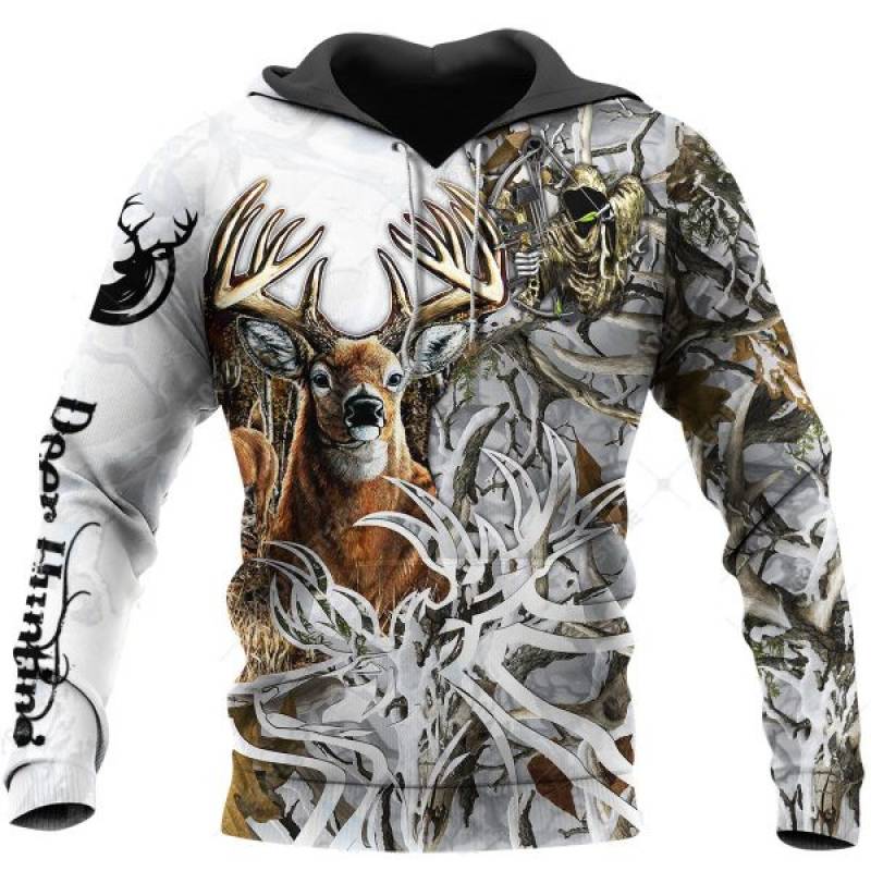 Deer Hunting 3D All Over Printed Hoodie BT041280