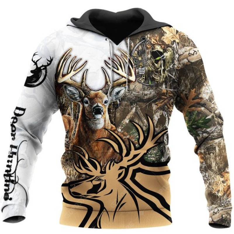 Deer Hunting 3D All Over Printed Hoodie X061216