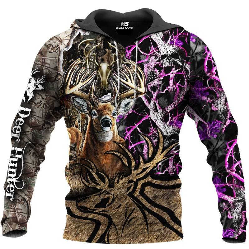 Deer Hunting 3D All Over Printed Hoodie X061219