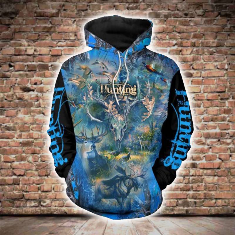 Beautiful Hunting Camo Art 3D All Over Printed Hoodie BT131212