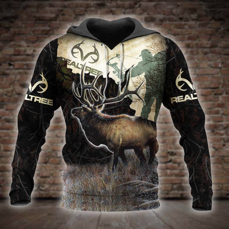 Bow Hunting Deer 3D All Over Printed Hoodie X061237