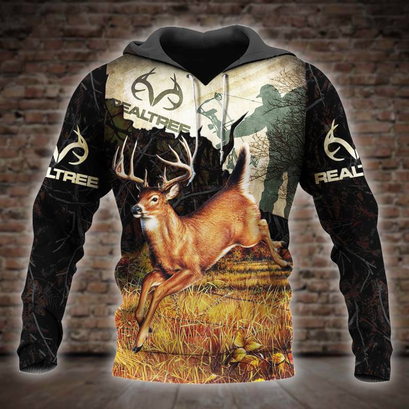 Bow Hunting Deer 3D All Over Printed Hoodie X071278