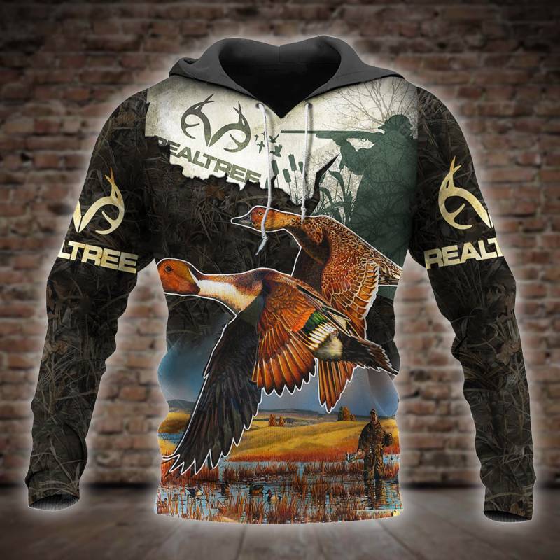 Cool Duck Hunting 3D All Over Printed Hoodie X091222