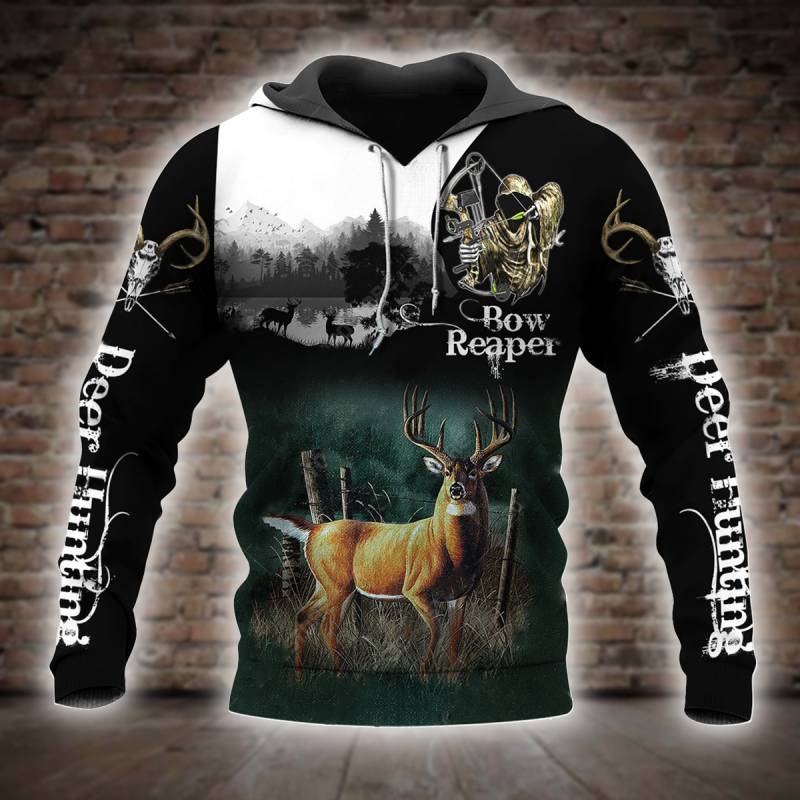 Deer Hunting 3D All Over Printed Hoodie X091289