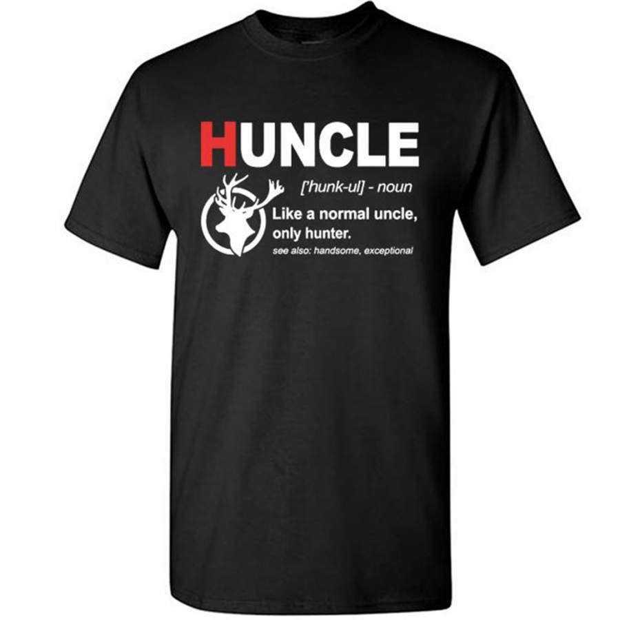 Huncle, Hunting Uncle, Like A Normal Uncle, Only Hunter – Gildan Short Sleeve Shirt