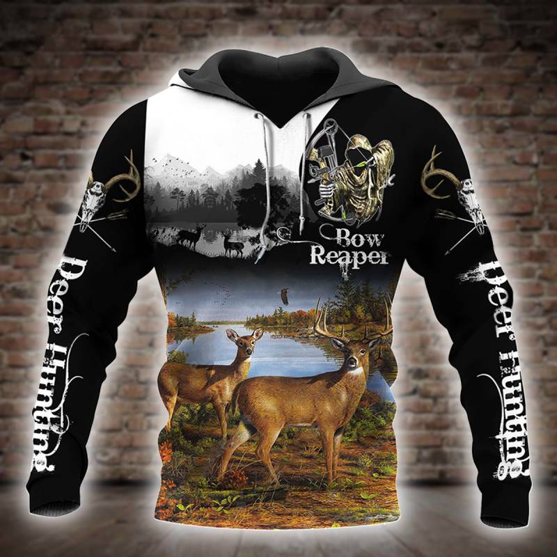 Deer Hunting 3D All Over Printed Hoodie X101205