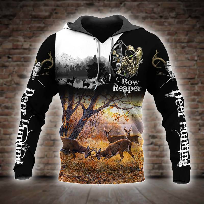 Deer Hunting 3D All Over Printed Hoodie X101209