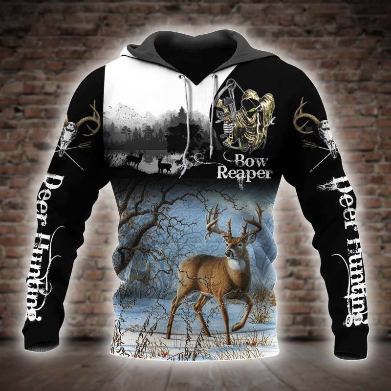 Deer Hunting 3D All Over Printed Hoodie X111210