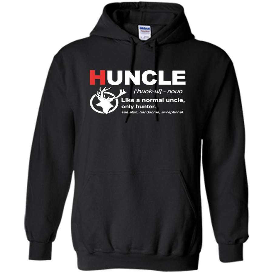 Huncle, Hunting Uncle, Like A Normal Uncle, Only Hunter – Gildan Heavy Blend Hoodie