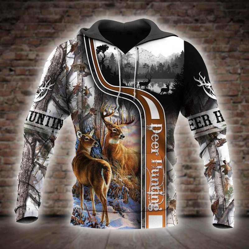 Deer Hunting 3D All Over Printed Hoodie X121262