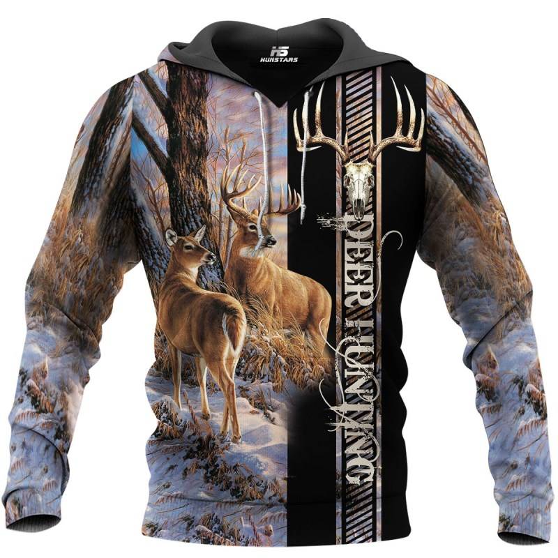 Deer Hunting 3D All Over Printed Hoodie X121258