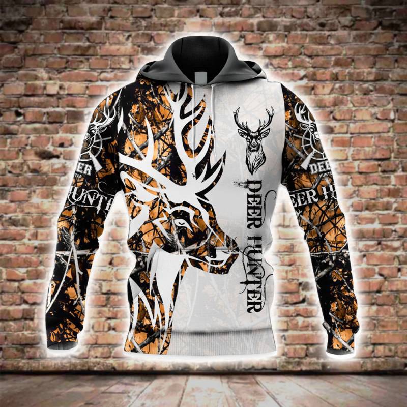 Deer Hunting 3D All Over Printed Hoodie BT281278