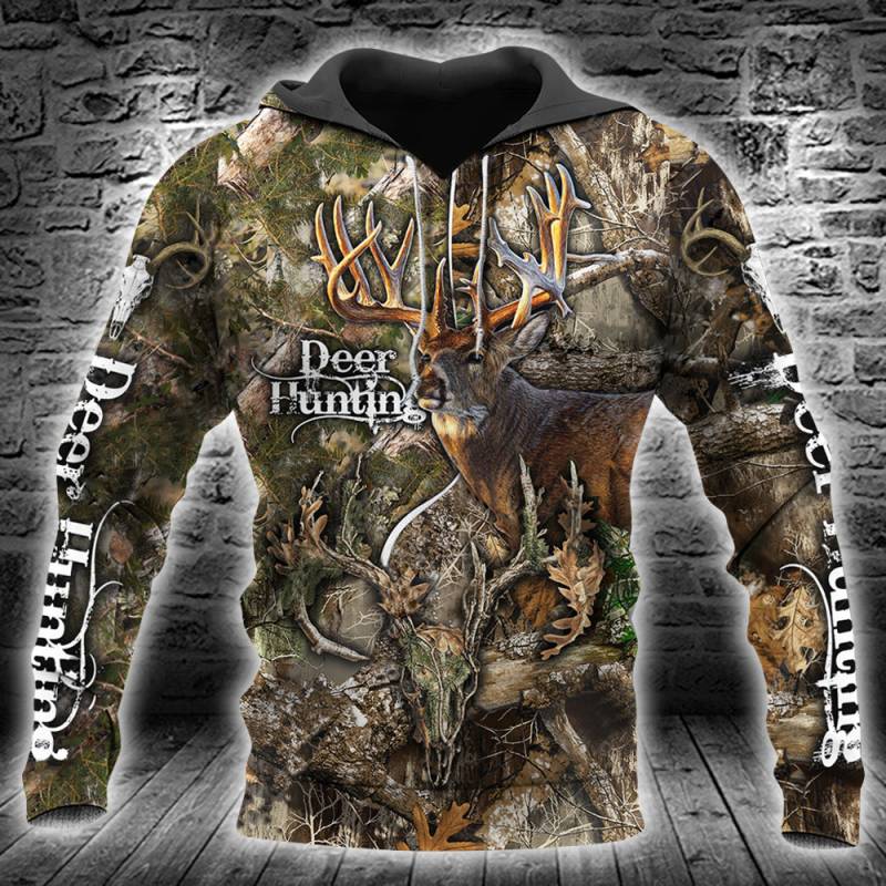 Deer Hunting All Over Printed hoodie TT311223