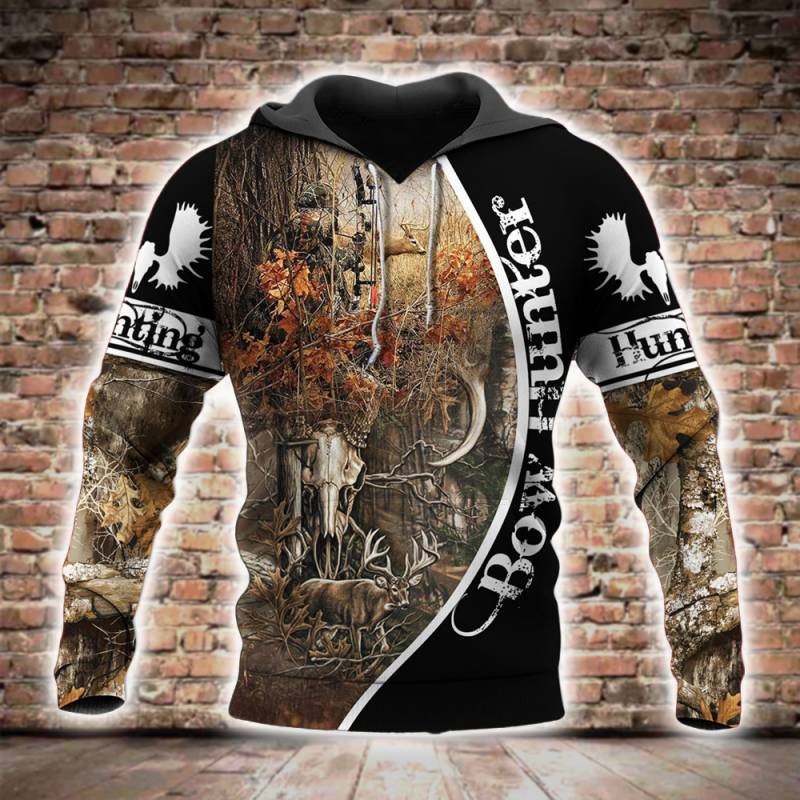 Bow Hunting All Over Printed Hoodie BT311216