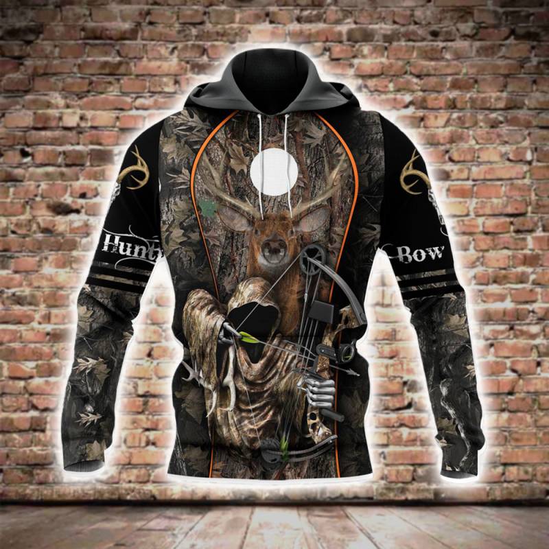 Bow Hunting All Over Printed Hoodie BT120225