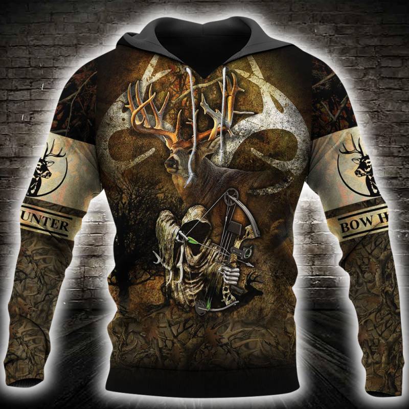 Bow Hunting All Over Printed Hoodie TT110201