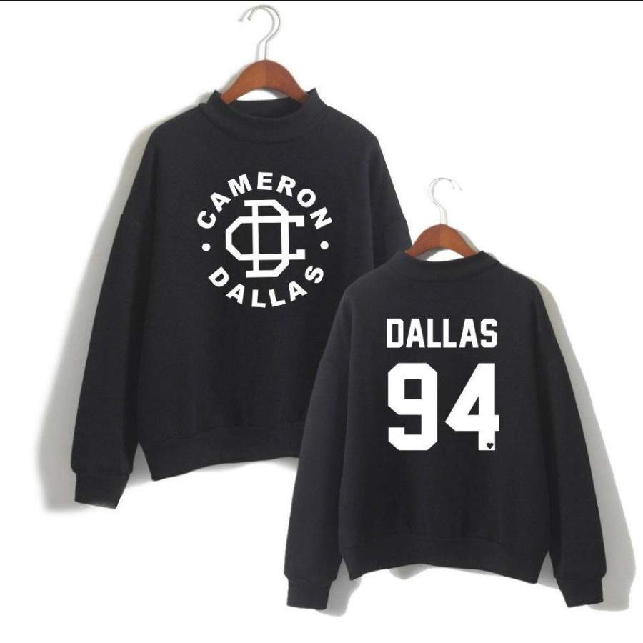 Cameron Dallas Print Fashion Crew-neck Pullover Adult Fleece Catching Sweatshirt