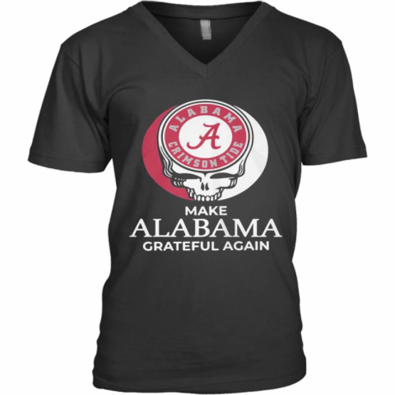 Alabama Crimson Tide Make Alabama Grateful Again V-Neck T-Shirt