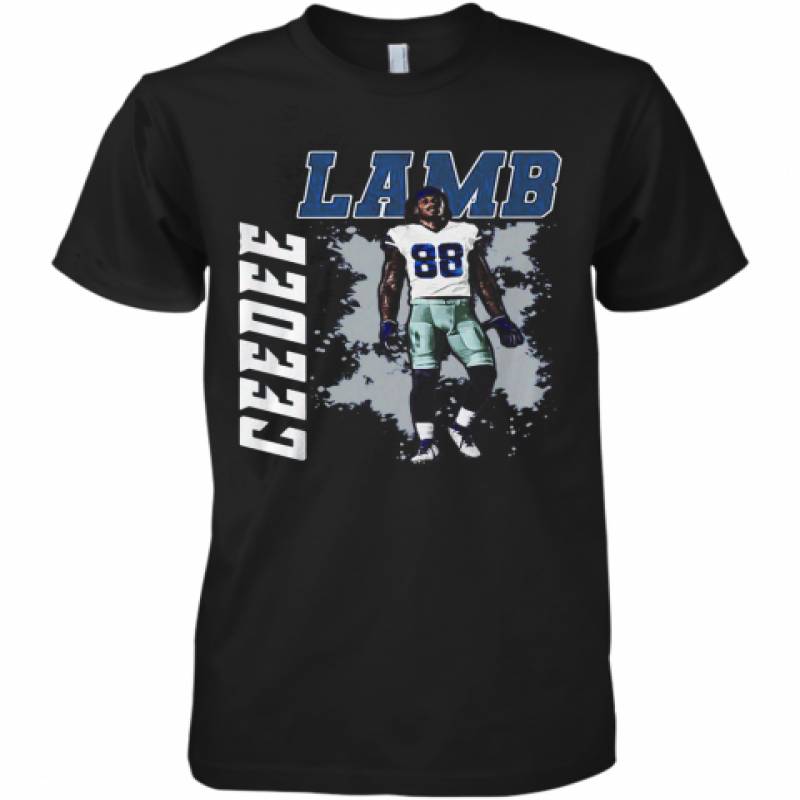 Ceedee Lamb Dallas Cowboys Football Art Premium Men's T-Shirt