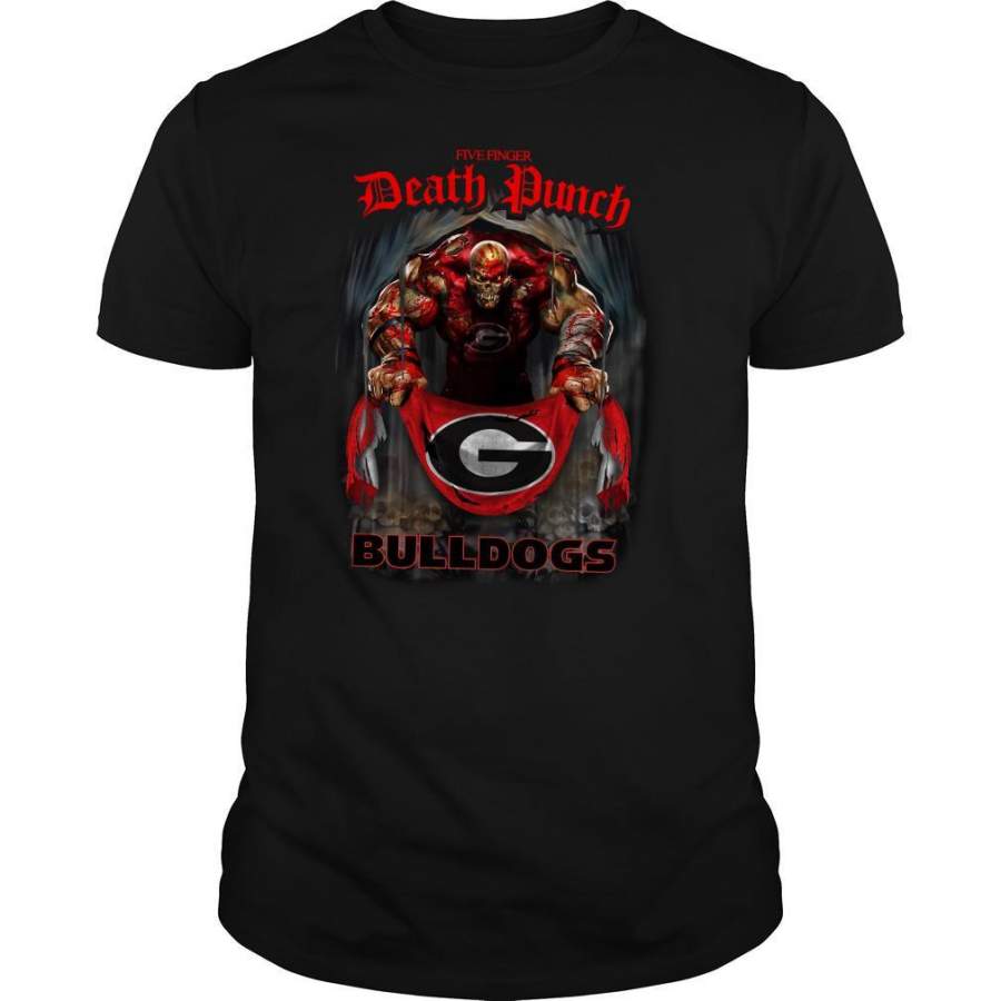 Death Punch Georgia Bulldogs Flag Shirt