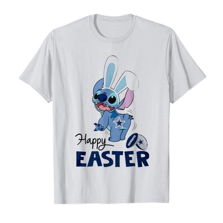 Dallas Cowboys Stitch Happy Easter Shirt