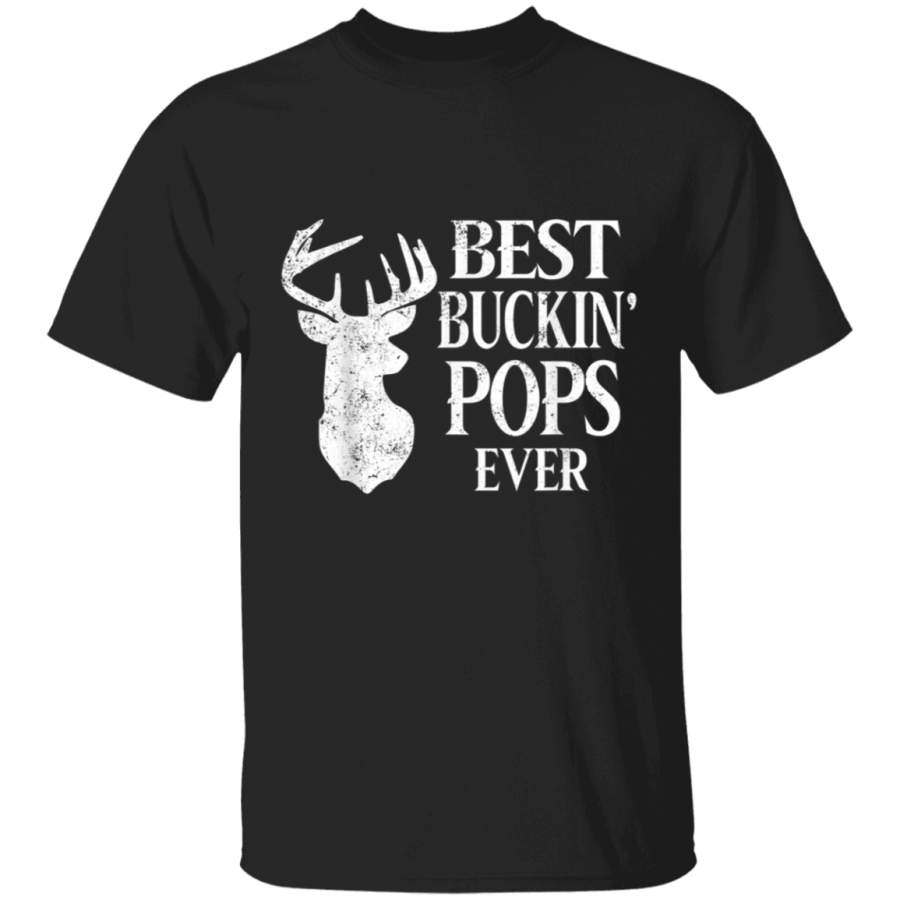 Best Buckin Pops Ever Deer Hunting Bucking Shirt G500 Gildan 5.3 oz. T-Shirt