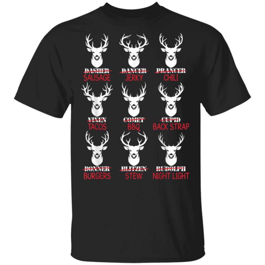 Deer Hunting Gift Hunter of All Santas Reindeer Shirt