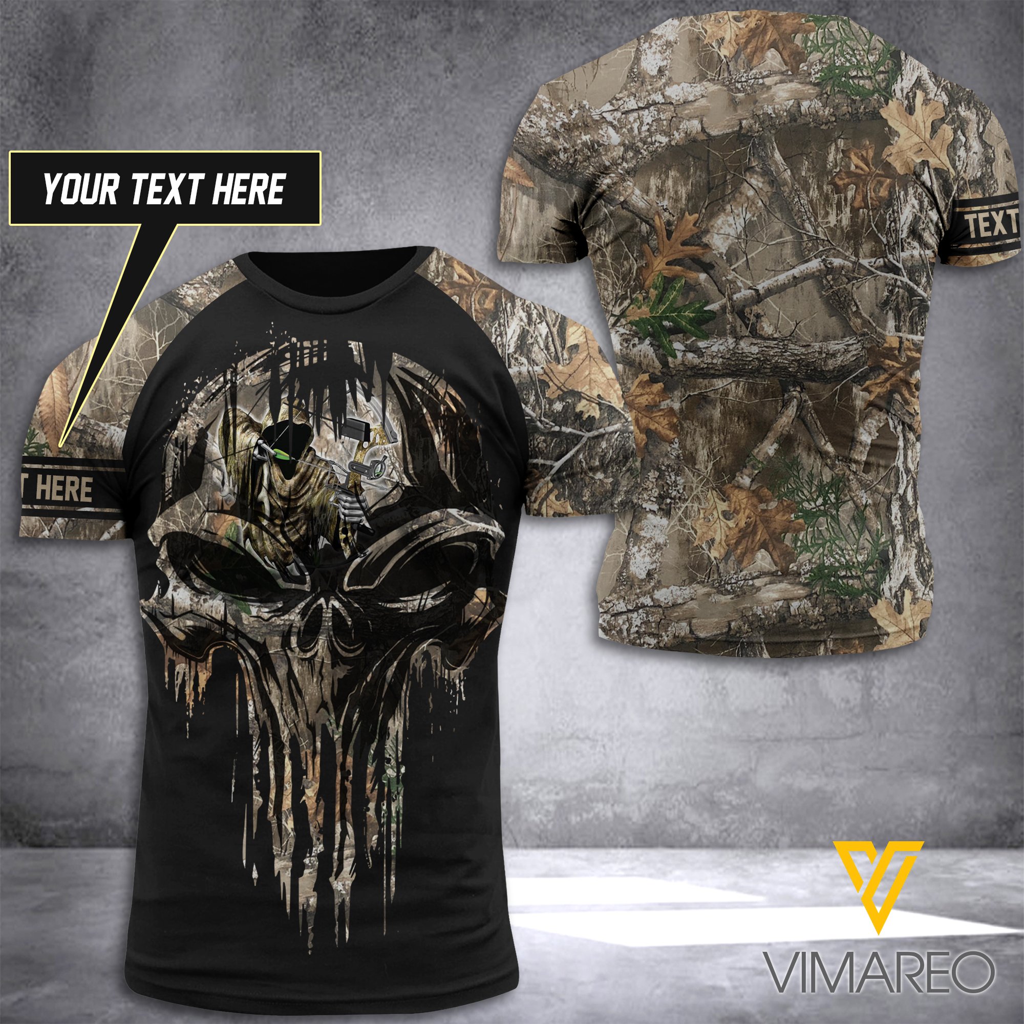 Bow Hunting Camouflage Customized T Shirt/Hoodie 3D Printed