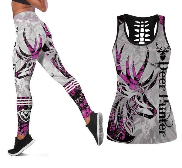 Deer Hunting Combo Tank + Legging Tt210306