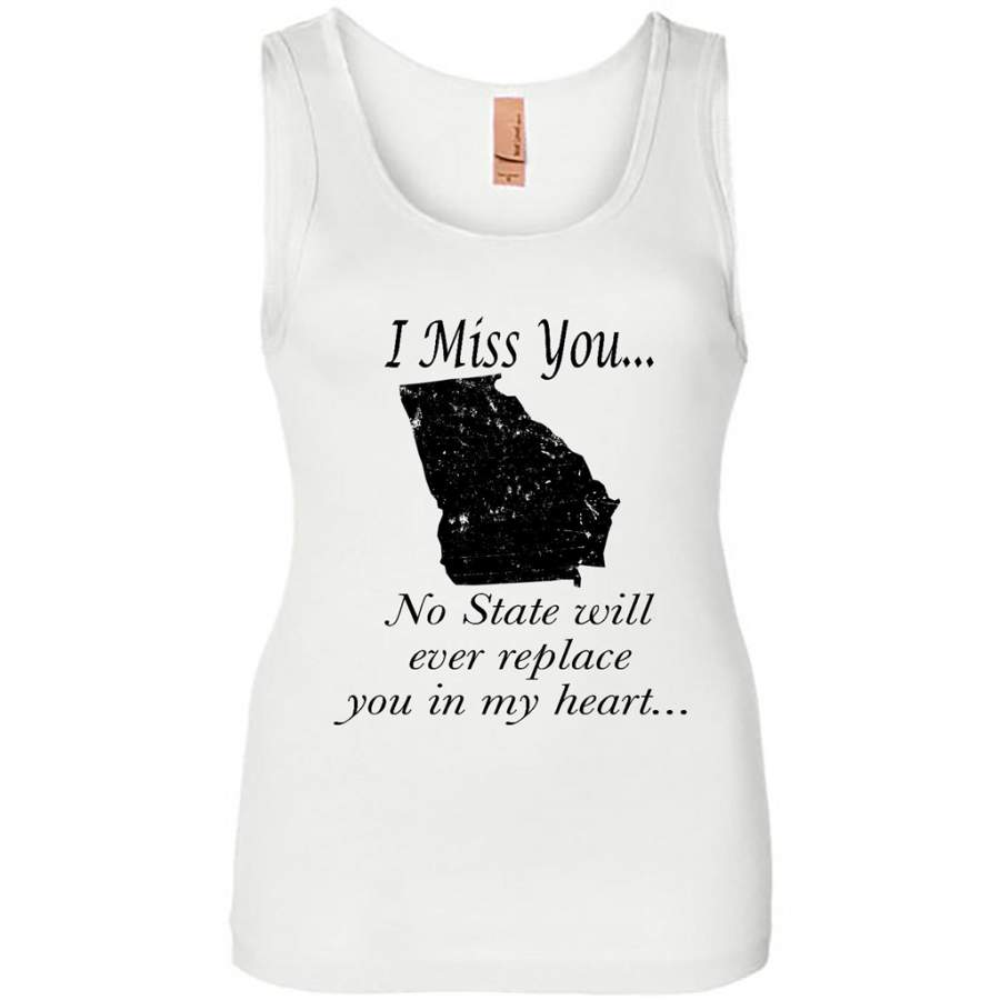 I Miss You Georgia State, No State Will Ever Replace You In My Heart – Womens Jersey Tank