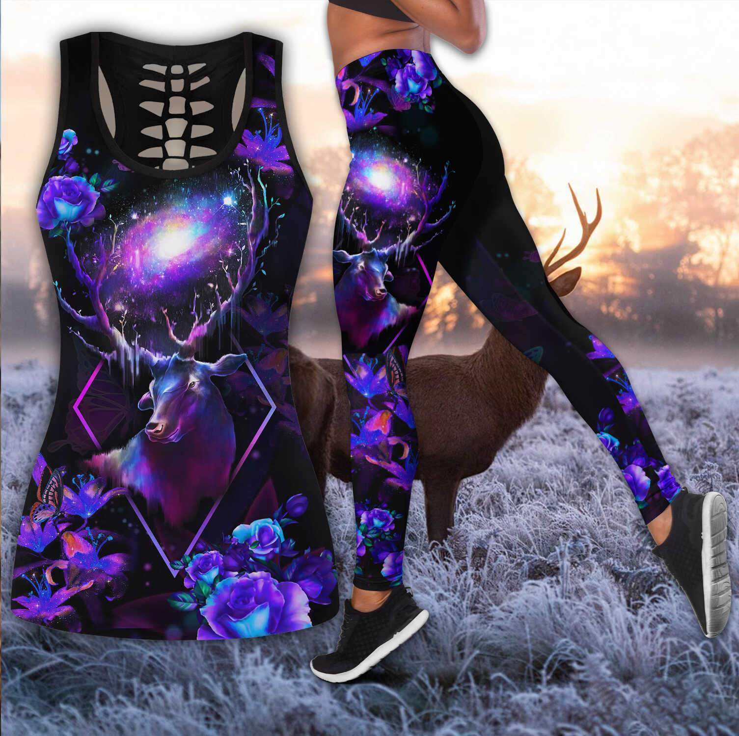 Deer Hunting Combo Tank + Legging Amc180602