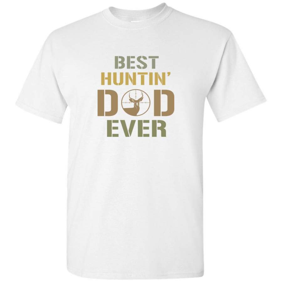 Best hunting dad ever father’s day gift tee shirt 2