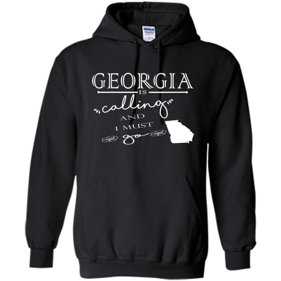 Georgia Is Calling And I Must Go – Gildan Heavy Blend Hoodie