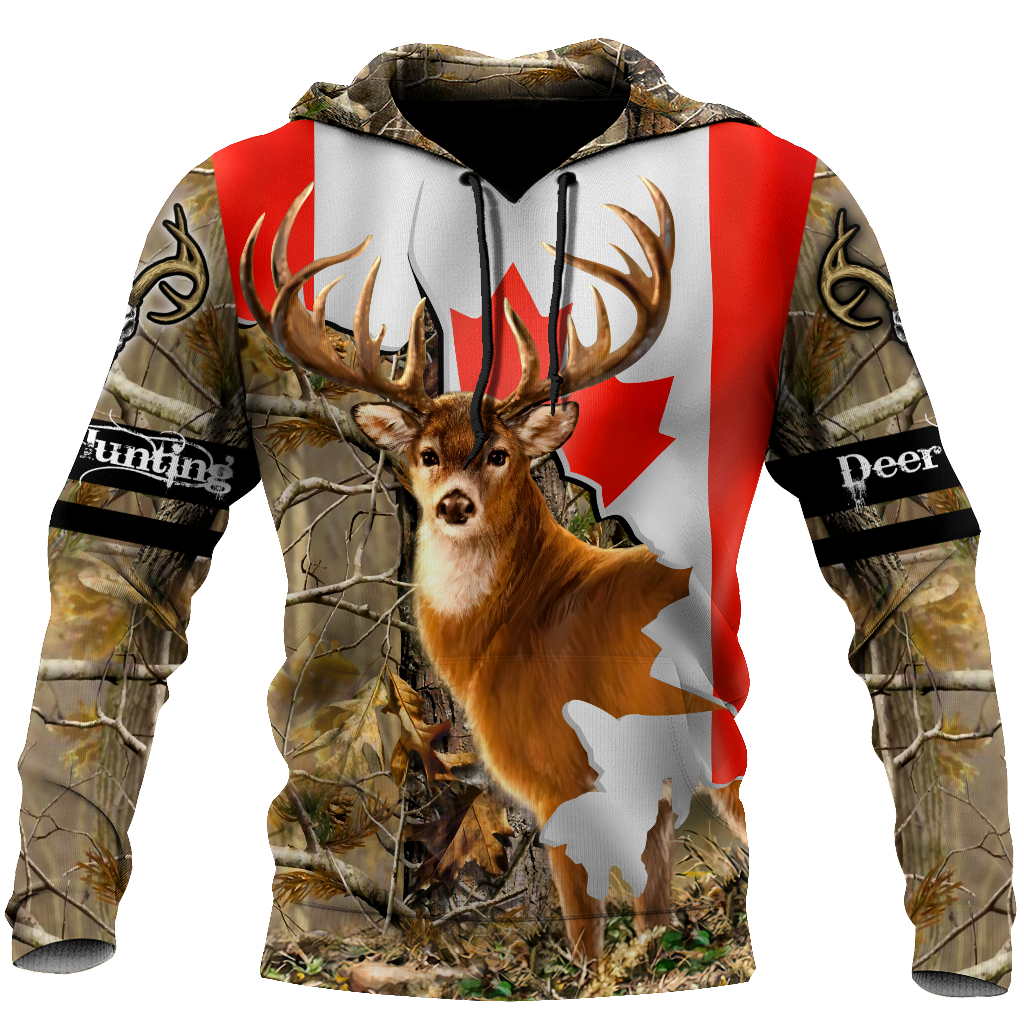 Deer Hunting Canada 3D All Over Printed Shirts For Men HHT31082001-LAM