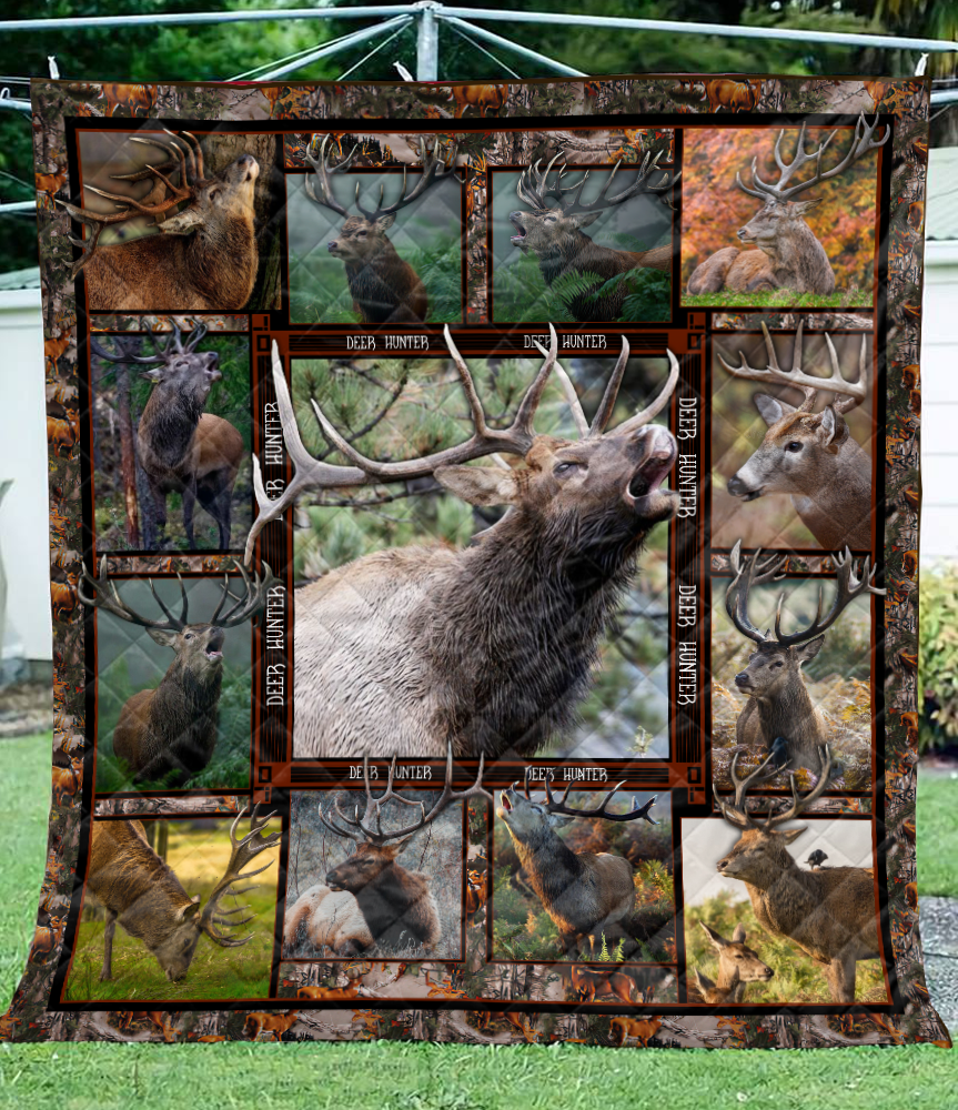 Amazing Great Deer Hunting Quilt