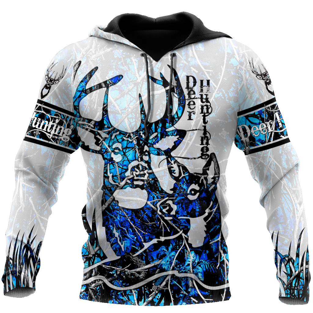 3D All Over Print Deer Hunting Hoodie TN070801