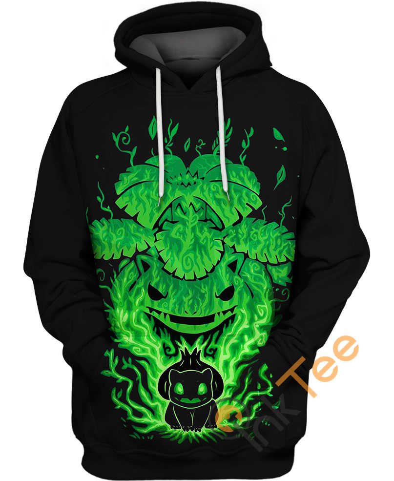 Bulbasaur And Venusaur Pokemon Hoodie 3D