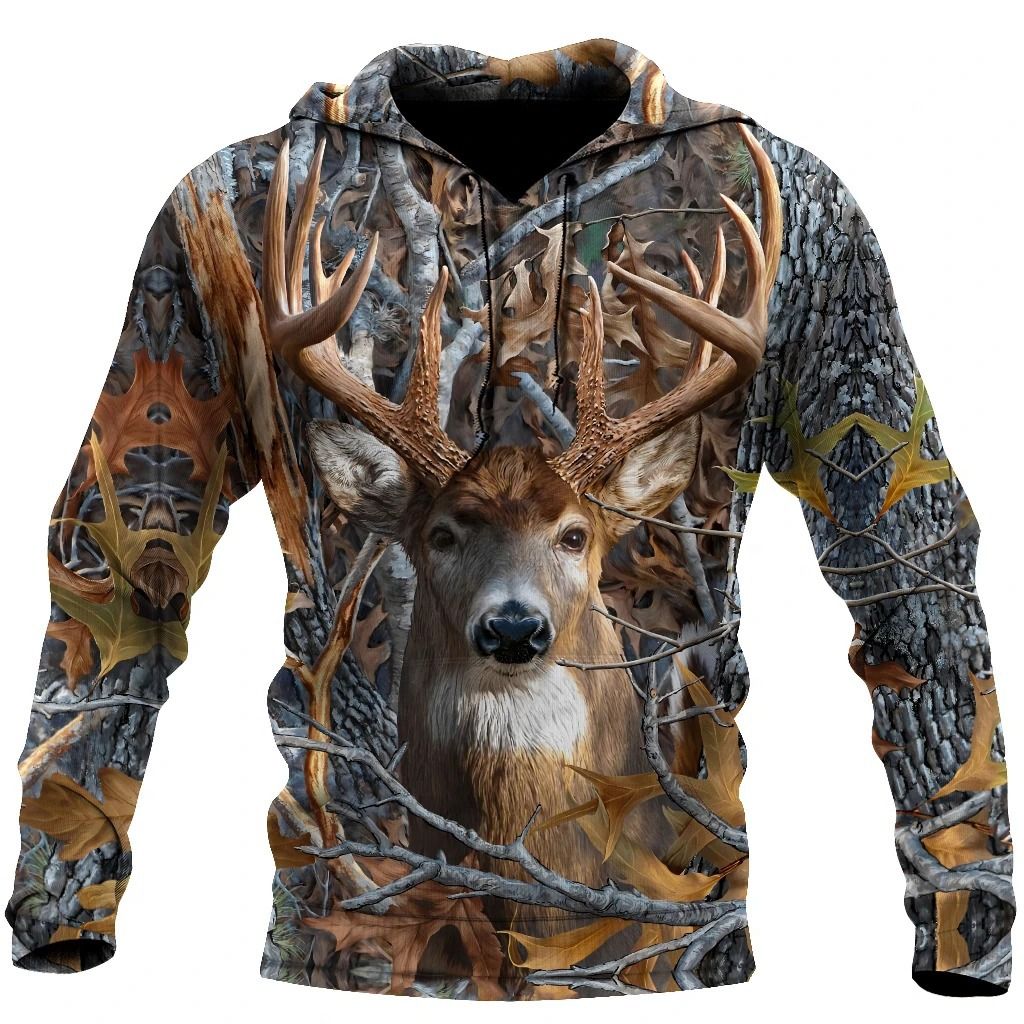 Deer Hunting Unisex 3D Hoodie All Over Print KMCMB