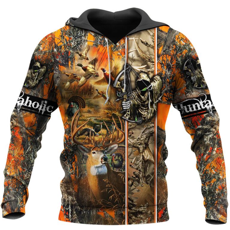 Deer Hunting Unisex 3D Hoodie All Over Print KMBUT