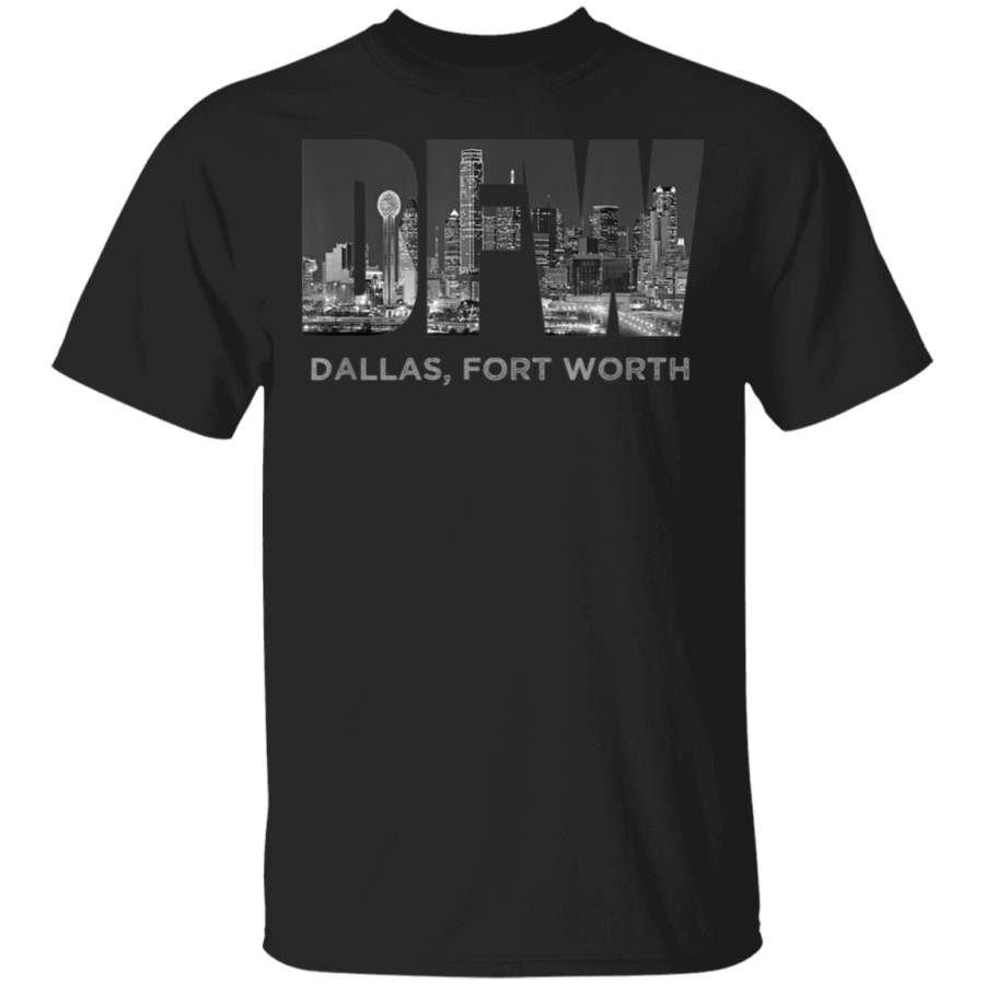 Dallas Fort Worth Texas Art Souvenir Gift DFW Airport Code TShirt Dallas Cowboys T Shirt