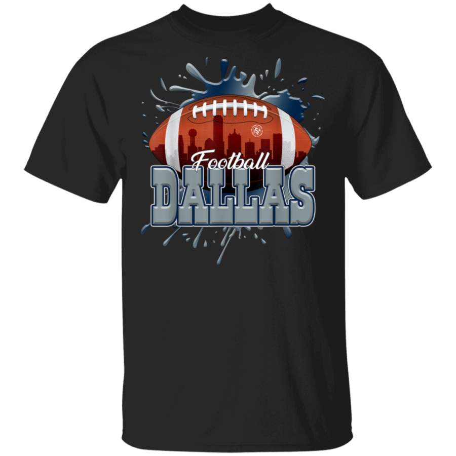 Dallas Skyline Limited Edition Football Shirt Blue Silver TShirt Dallas Cowboys T Shirt