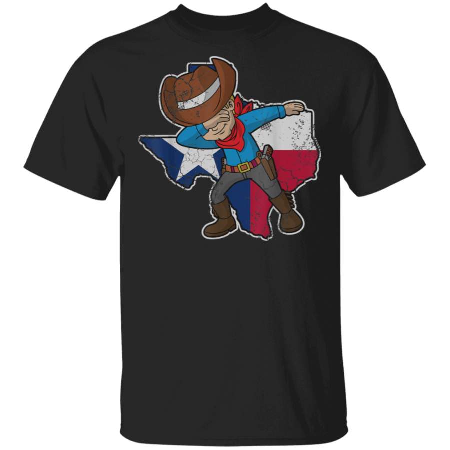 Dabbing Cowboy Texas Texan Flag Map TShirt Dallas Cowboys T Shirt